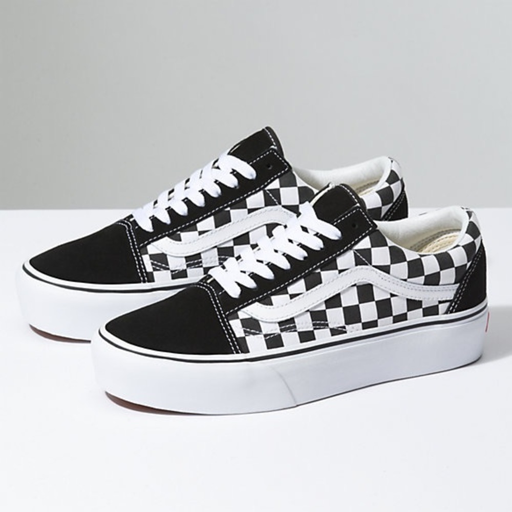 Vans Checkered Old Skool Black & White Shoes